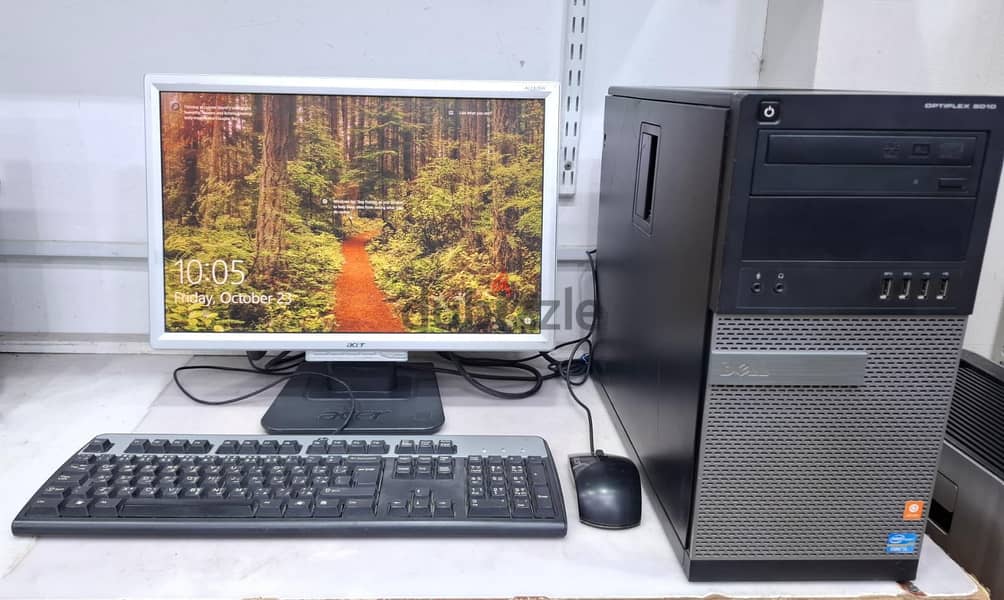 Best Low Price Offer DELL Core i5 Computer Set 19" HD Monitor 8GB RAM 1
