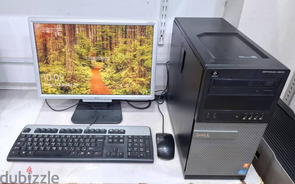 Best Low Price Offer DELL Core i5 Computer Set 19" HD Monitor 8GB RAM 2