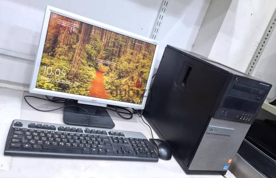 Best Low Price Offer DELL Core i5 Computer Set 19" HD Monitor 8GB RAM 3