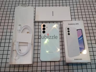 Samsung A15 128GB STORAGE 6GB RAMWITH BOX CABLE