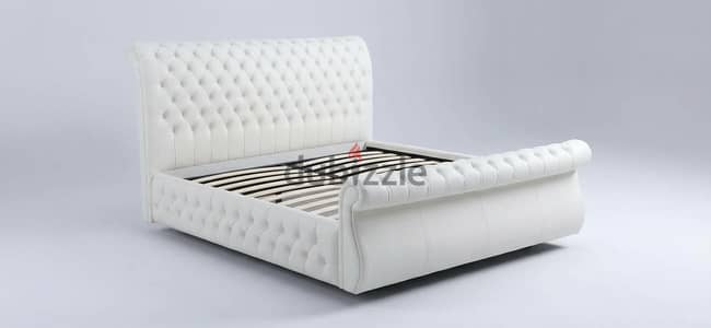 King Size White Bed