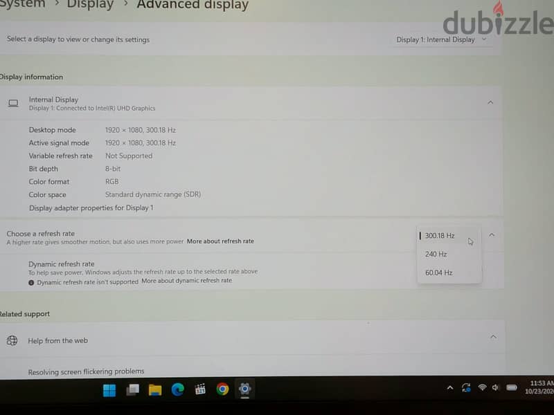 Razer Blade 15 Gaming Laptop 15.6 FHD 300Hz Intel i7 NVIDIA 3