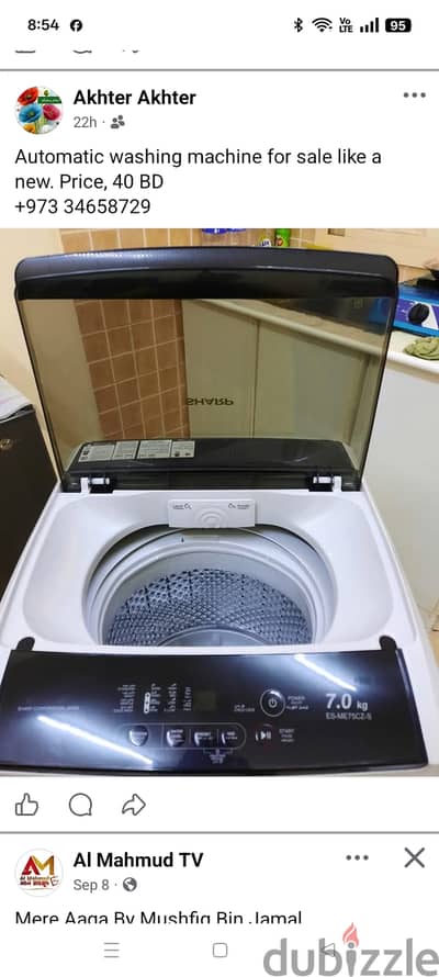 Automatic washing machine for sale