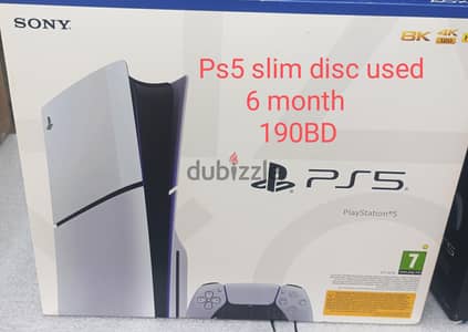 PS5 slim disc used