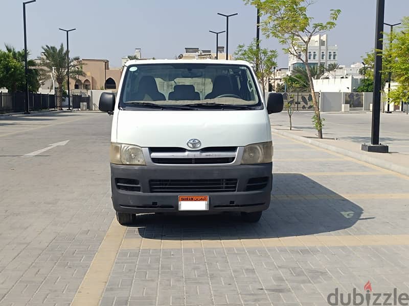 Toyota Hiace 2007 cargo 1