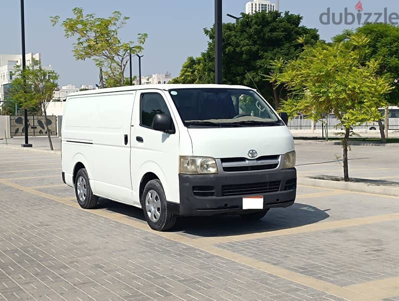 Toyota Hiace 2007 cargo 7