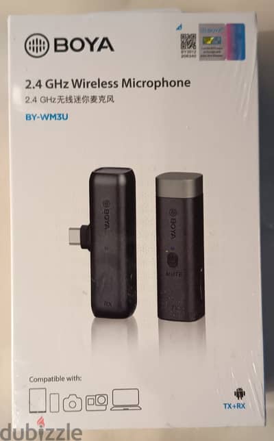 للبيع BOYA BY-WM3D 2.4GHz Wireless