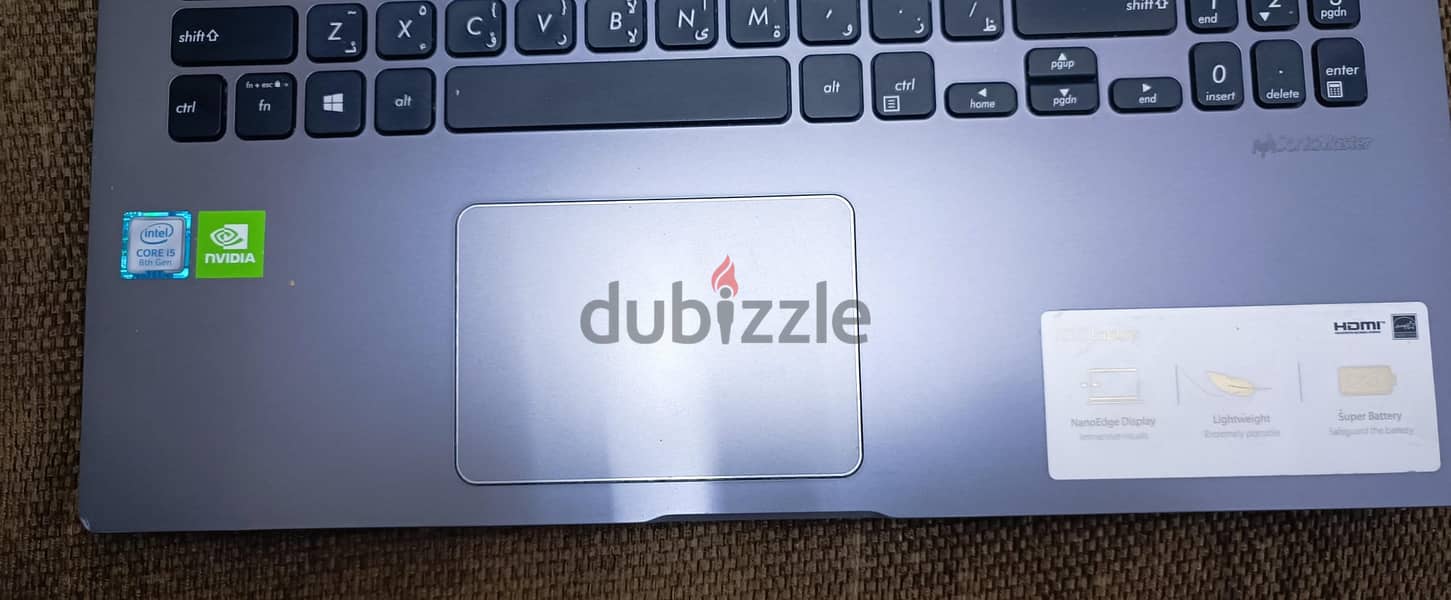 Like New ASUS Core i5 8th GEN /8 GB Ram /250 SSD /Display 15''/HDMI 3