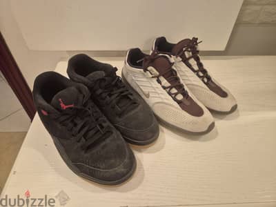 Jordan Flight Court Black Red Gum and Nike Vertebraes - US11