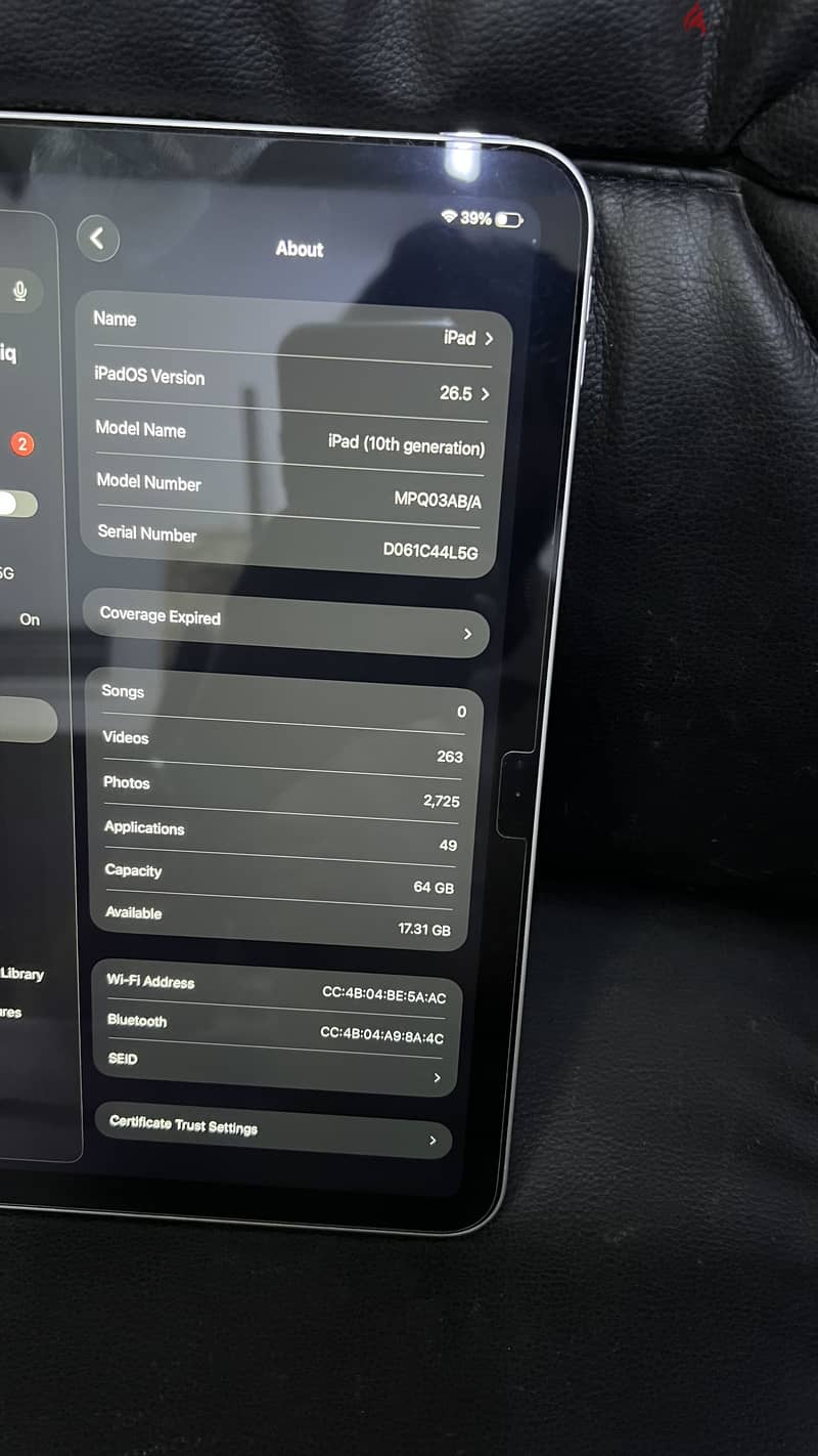 Ipad 10th gen 10.9” 64 GB 2