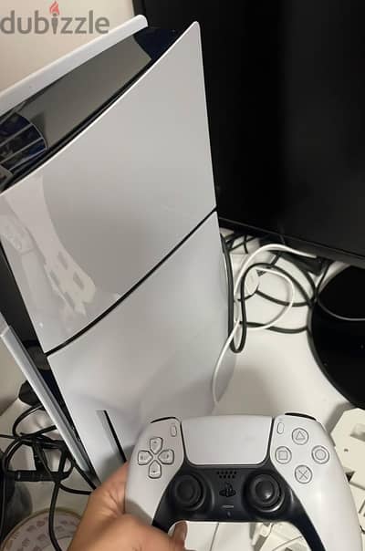 PS5 slim disc edition with one controller