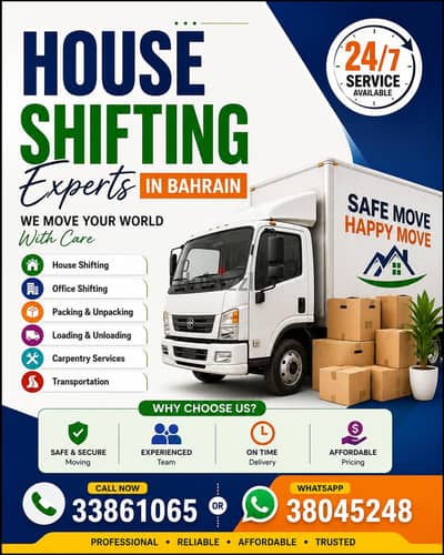 Professional Packing Services for Home Relocation in Bahrain