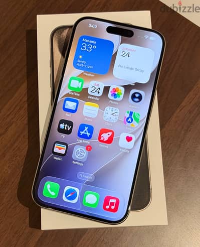 Apple - iPhone 15 Pro 256 GB Natural Titanium