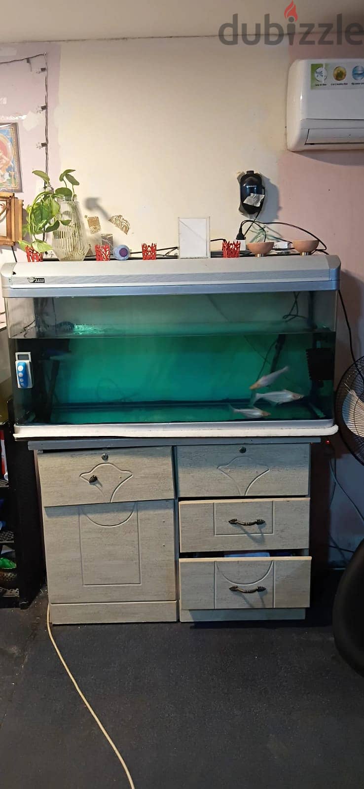 Fish tank with cabinet 1
