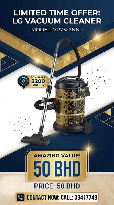 LG Vacuum Cleaner 2200W-VP7322NNT