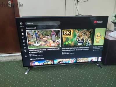 LG Smart Slim frameless Ultra HD 55 inch
