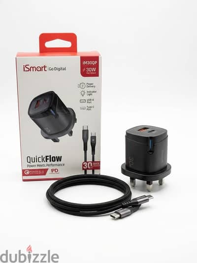 I smart 30w Quick Fast type c charger