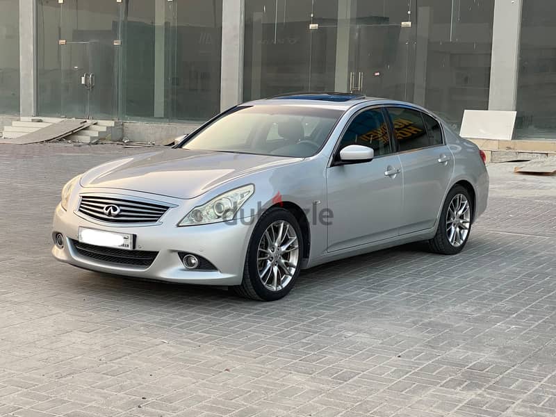 Infiniti G25 2013 Silver 1