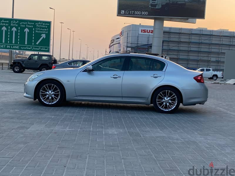 Infiniti G25 2013 Silver 3