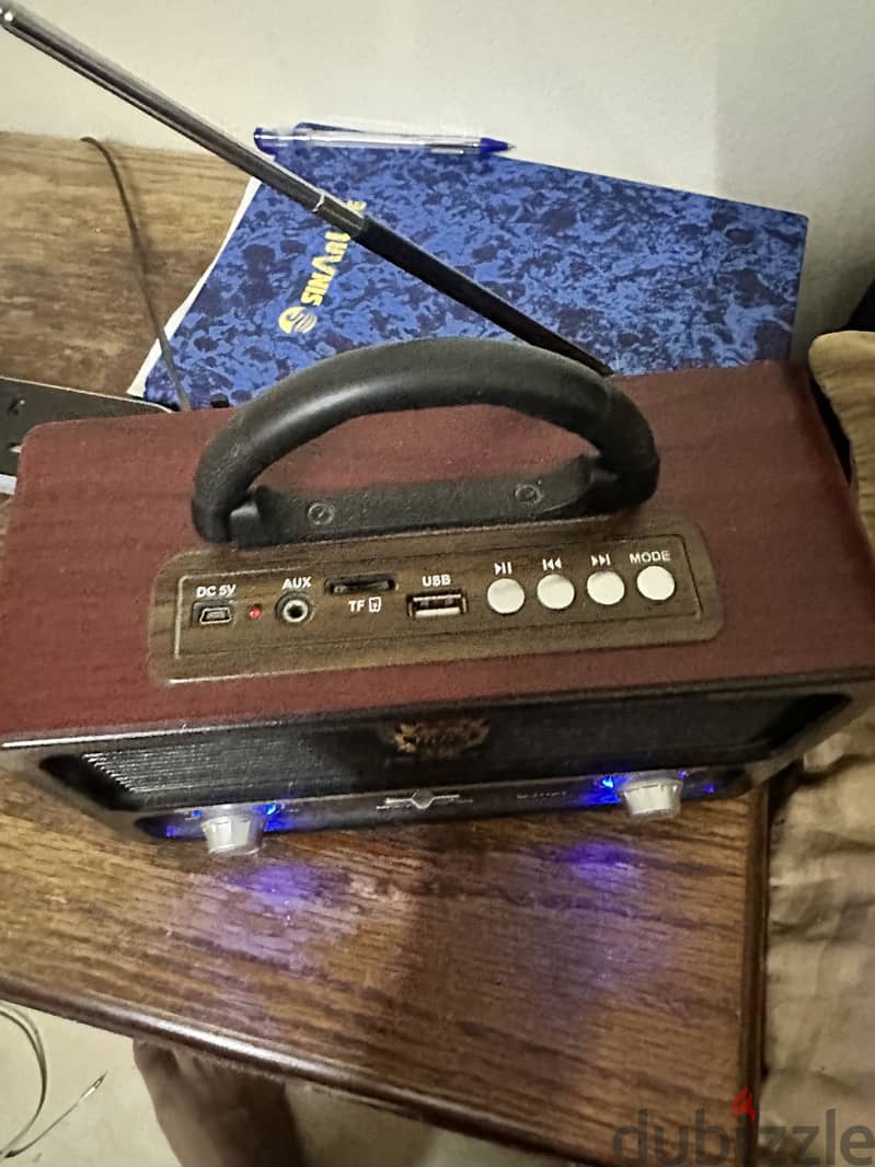 Meier M-111BT Vintage Bluetooth Radio & Speaker 1
