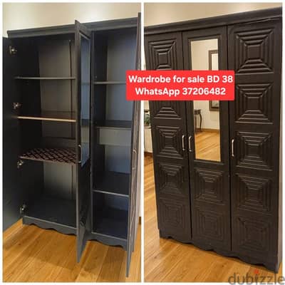 3 Door cupboard and other items for sale with Delivery