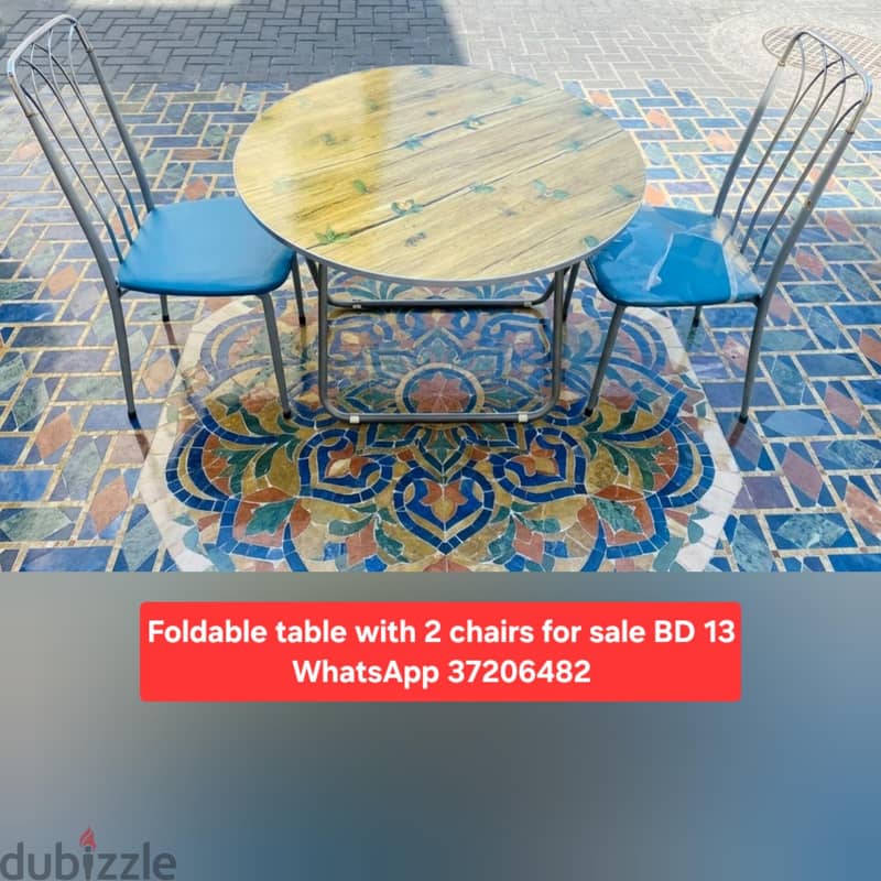 King size Bed with Mattress side table and other items for sale 8