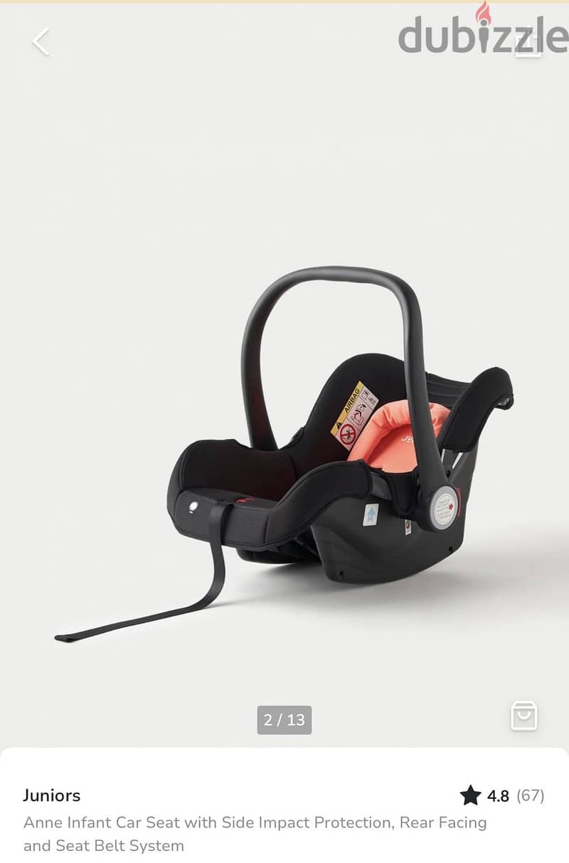 Junior’s car seat BD 12 urgent selling 1