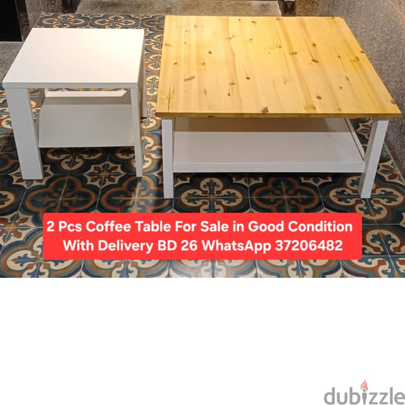 King size Bed with Mattress and other items for sale with Delivery 18