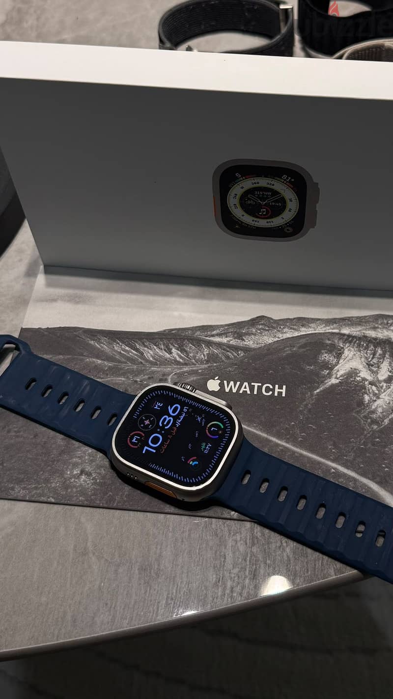 Apple Watch- ultra 1 مستخدمه نظيفه جداً 1