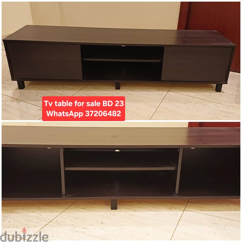 Tv cabinet and other items for sale with Delivery fixing 8
