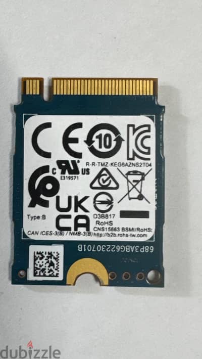 Kioxia BG6 Series M. 2 2230 NVMe 512 GB  (SSD