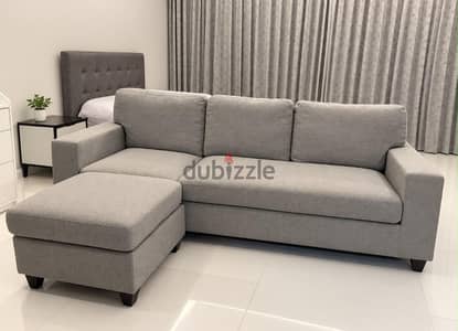 Very clean grey sofa