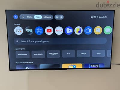 Xiaomi 55" 4K Smart TV – Excellent Condition (With Box & Wall Mount)