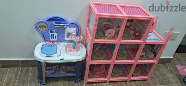 doll set and doctor set both 7bd