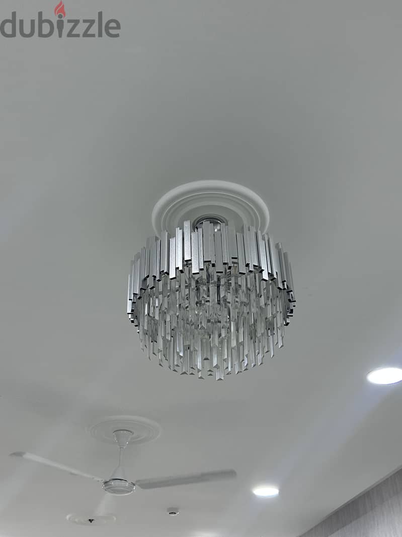 Modern Crystal-Style Statement Chandelier 2