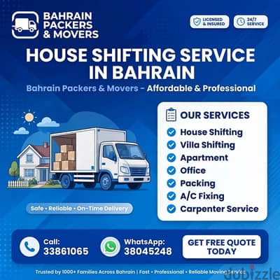 Professional House Shifting Company for Manama Residents