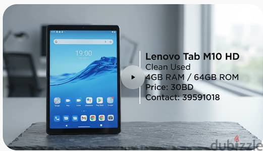 للبيع: تابلت لينوفو نظيف جداً وبحالة ممتازة   الجهاز: Lenovo Tab