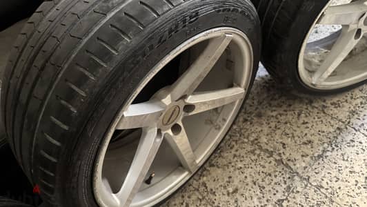 vossen allowing with tires
