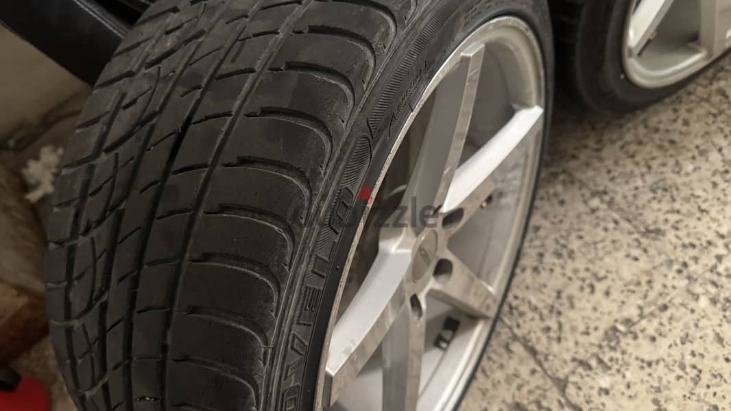 vossen allowing with tires 3
