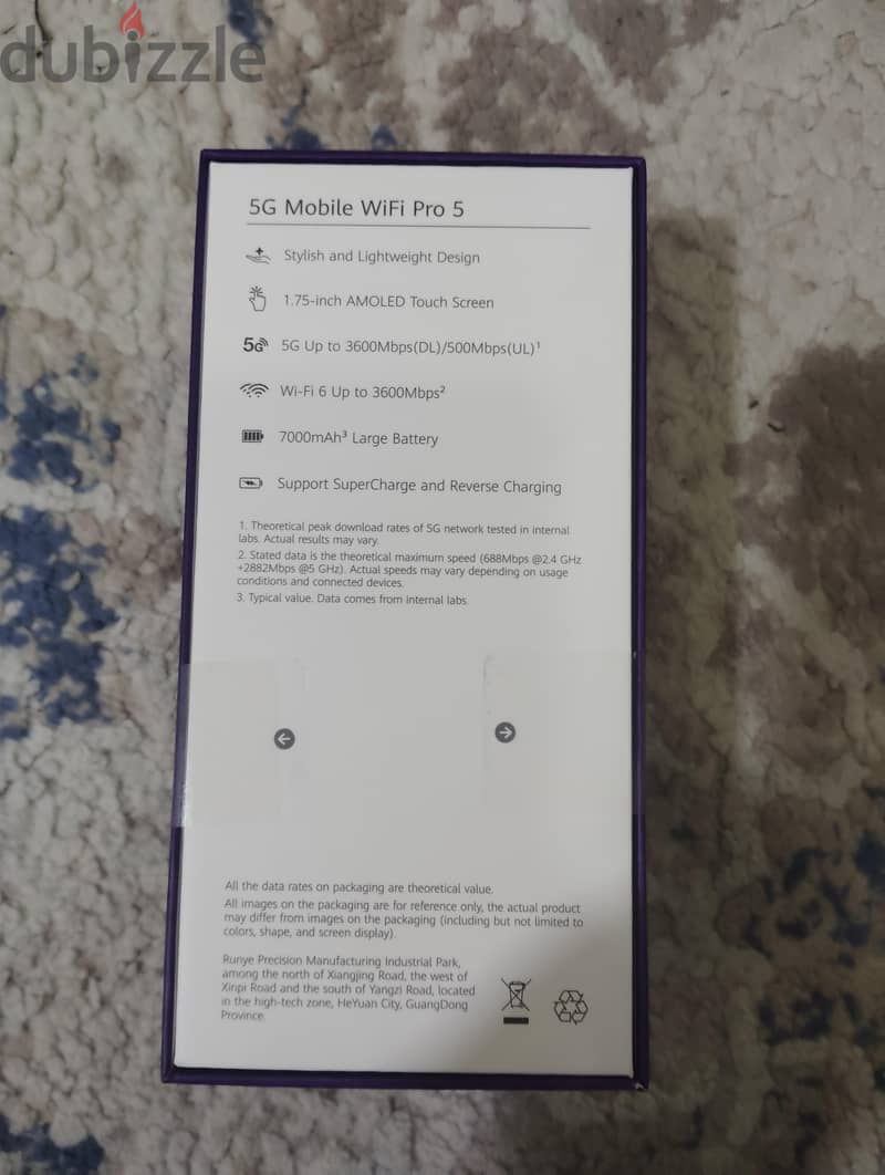 Huawei BROVI 5G Mobile WiFi Pro 5 7000mAh³ Large Battery new 1