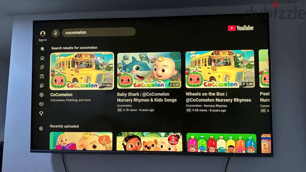 65" inch smart tv Android 4k 3
