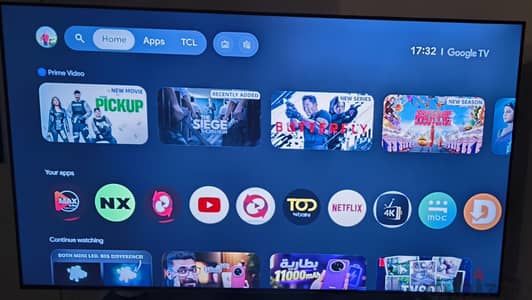 TCL 75 ، 65 , 55  tvs for sale