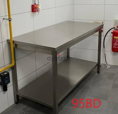 TWO (2) Stainless Steel Tables (Brand New)