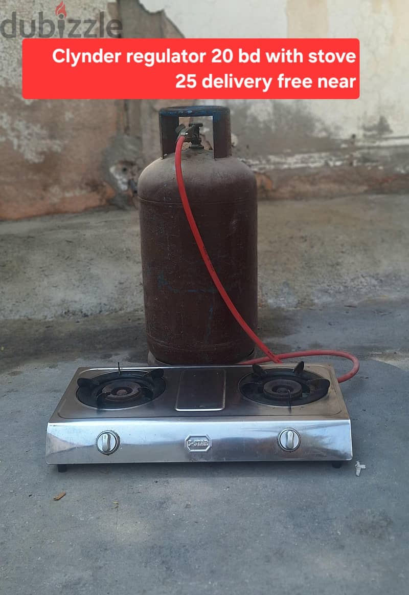 Clynder regulator 20 with stove 25 27 bd delivery free msg 3670 8372 1