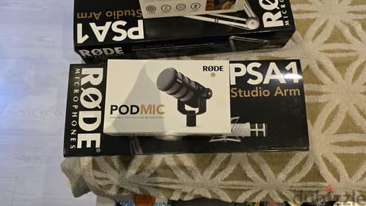 rode podmic used only 2 hours with psa1 mic arm