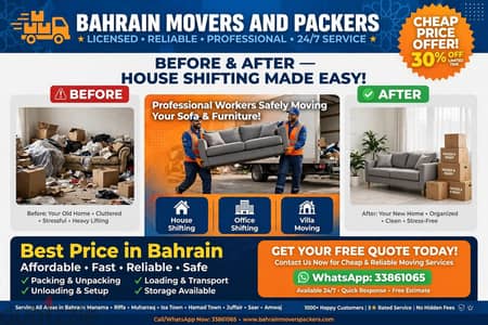 Furniture Movers and Packers villa flat office shifting
