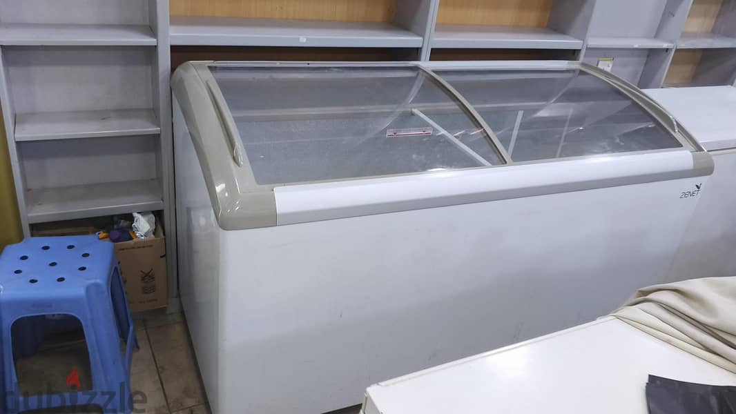 Commercial Display Chest Freezer - Curved Glass Top –  Shop Freezer 4