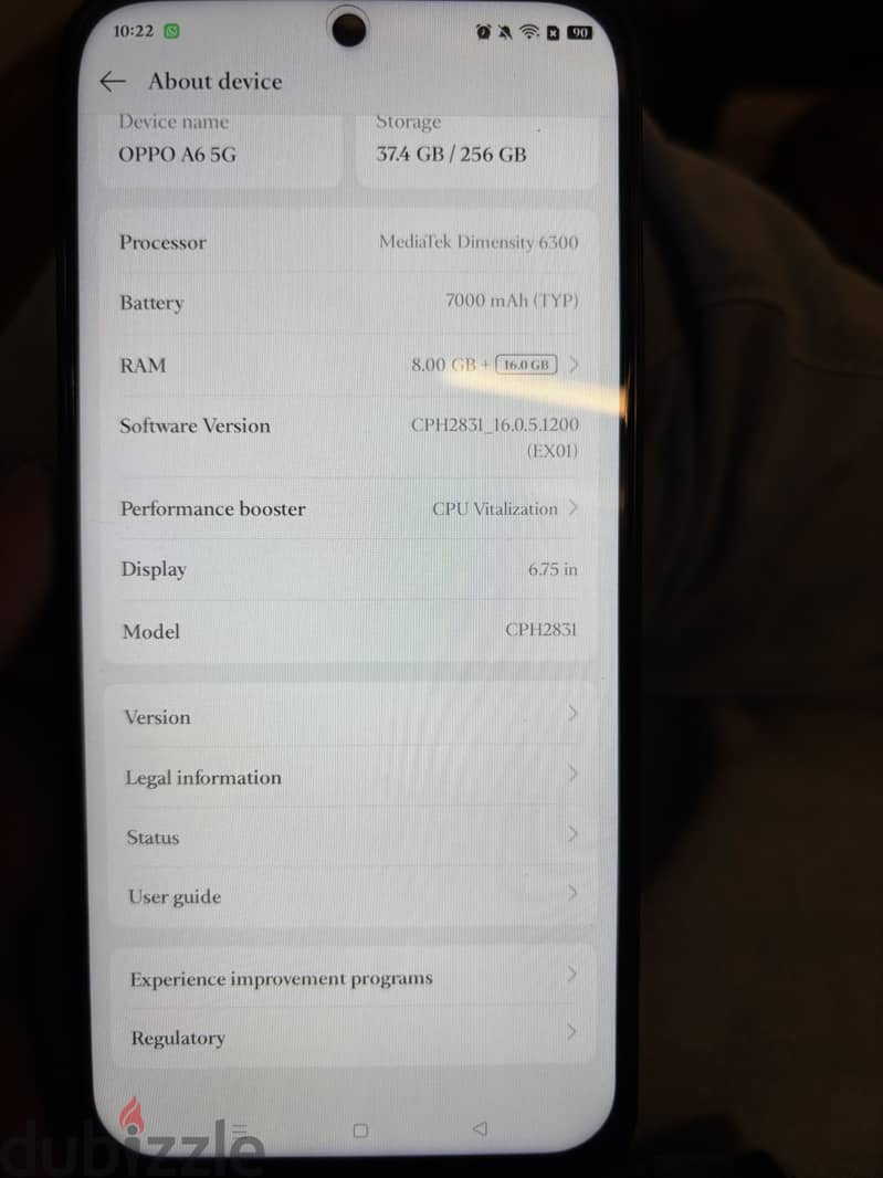 OPPO a6 5G with box 3