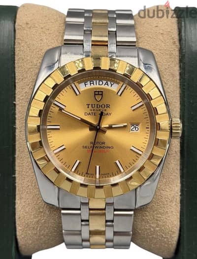 Tudor Classic Date-Day (Twoy-Tone)