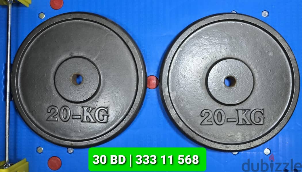 للبيع أوزان حديد بحالة ممتازة (Gym Weight Plates for Sale): 1